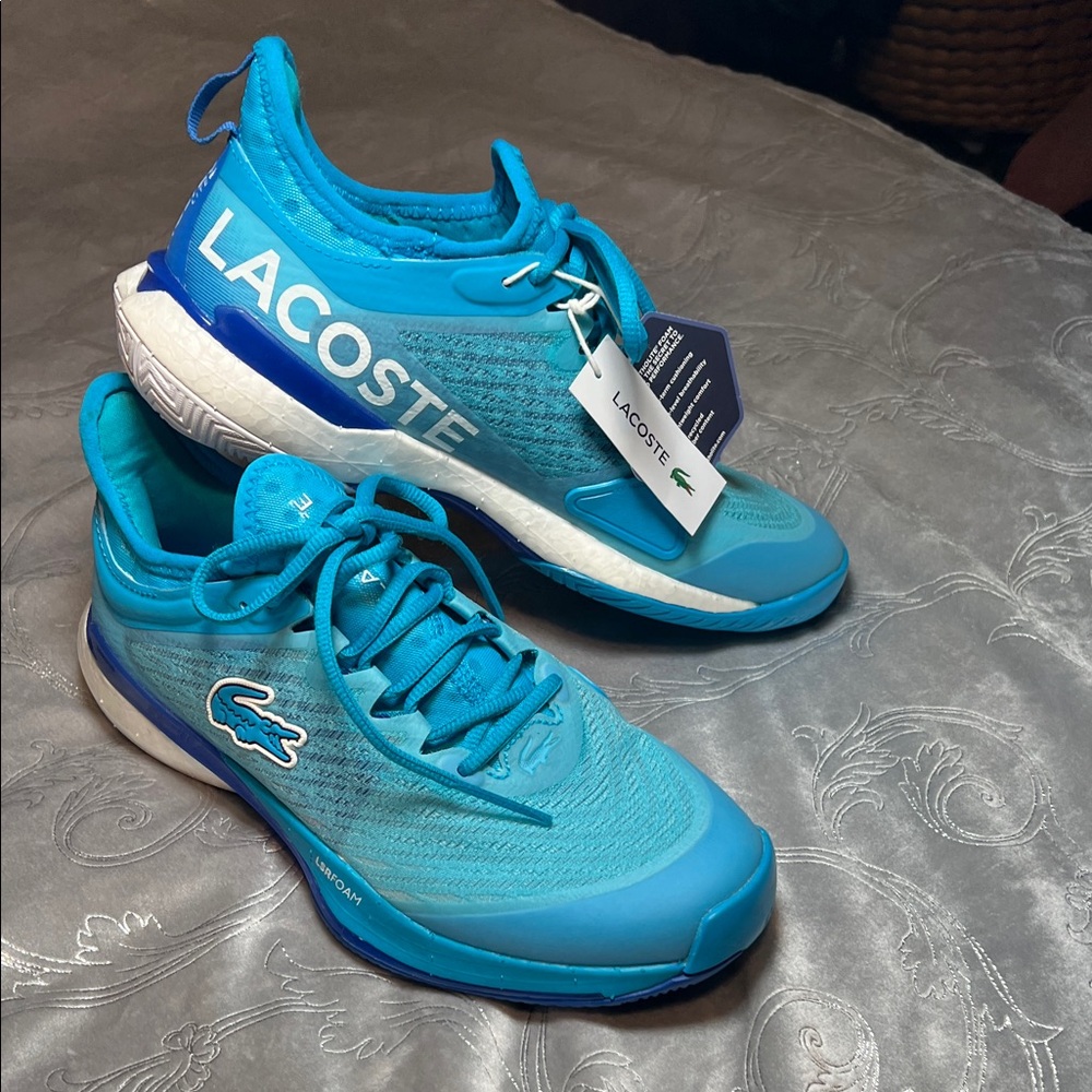 Lacoste Women’s Aqua Blue Sneakers